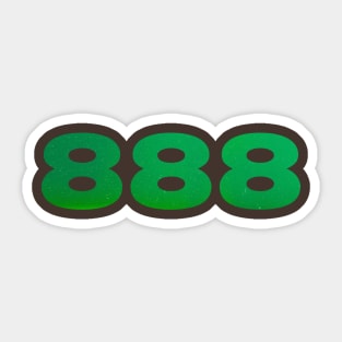 888 Sticker